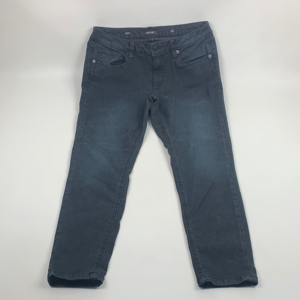 Miss Me Dark Blue Super Skinny Slim Jeans Size 29 with stretch